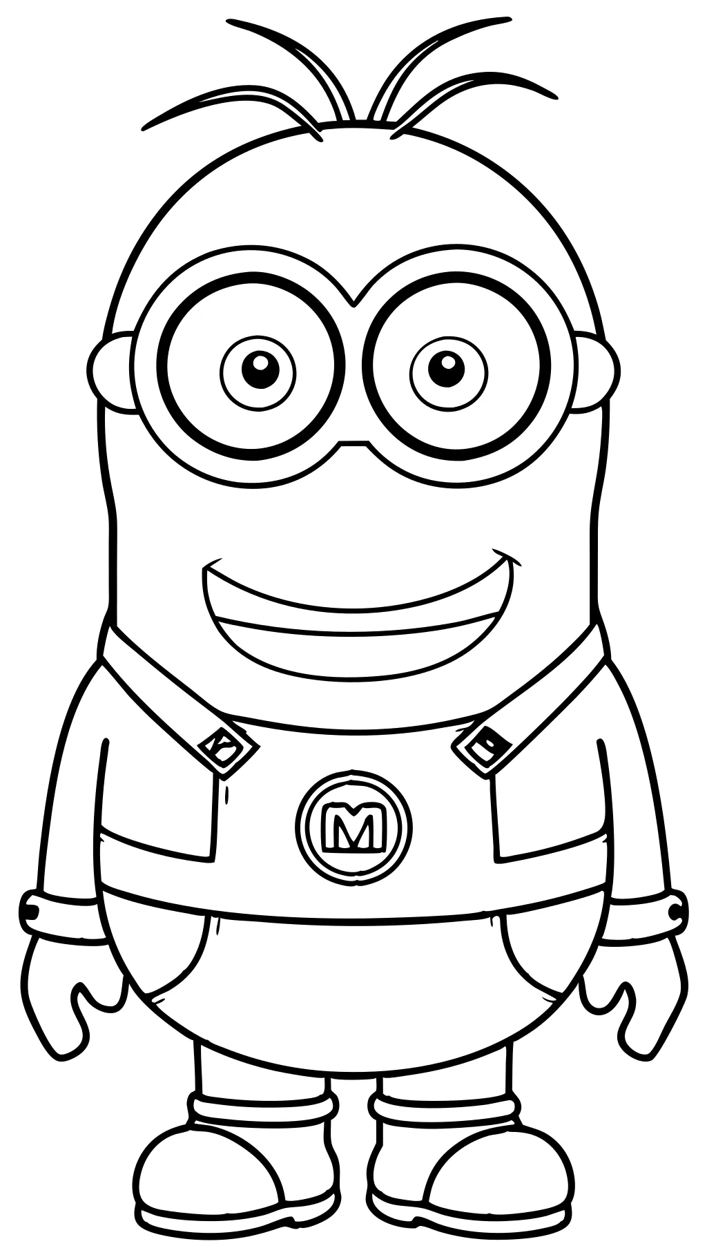 coloring pages minions bob